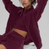 Kurtka „Micro Corduroy on Duty” – bordowa