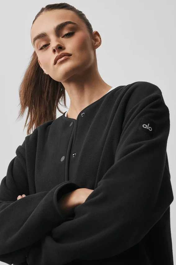 Kurtka Polar Fleece Take Note – czarna