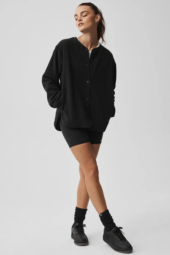 Kurtka Polar Fleece Take Note – czarna