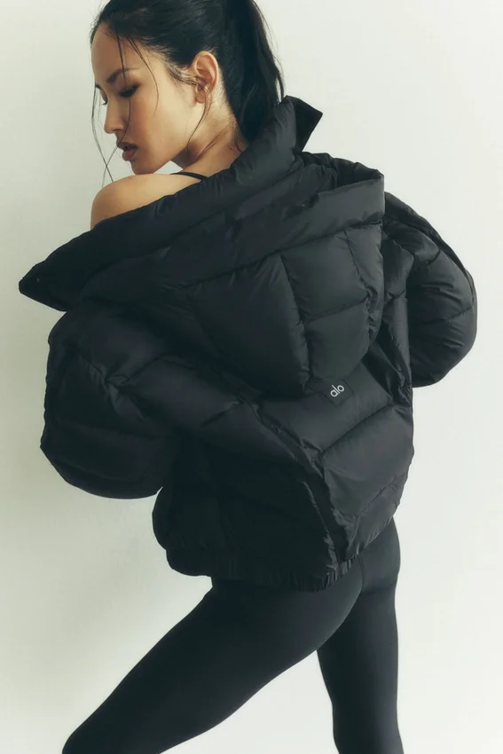 Kurtka puchowa Aspen Love – czarna