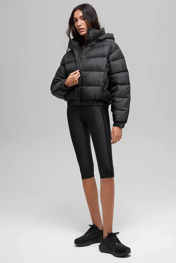Kurtka puchowa Aspen Love – czarna