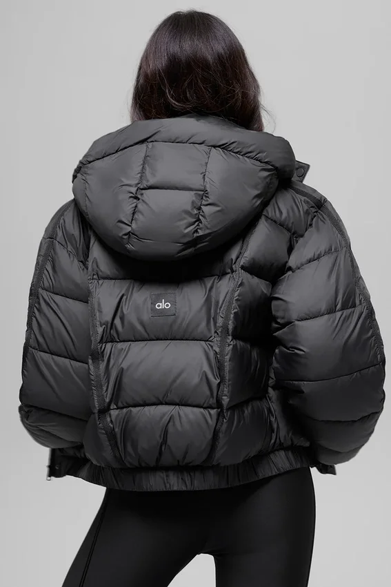 Kurtka puchowa Aspen Love – czarna