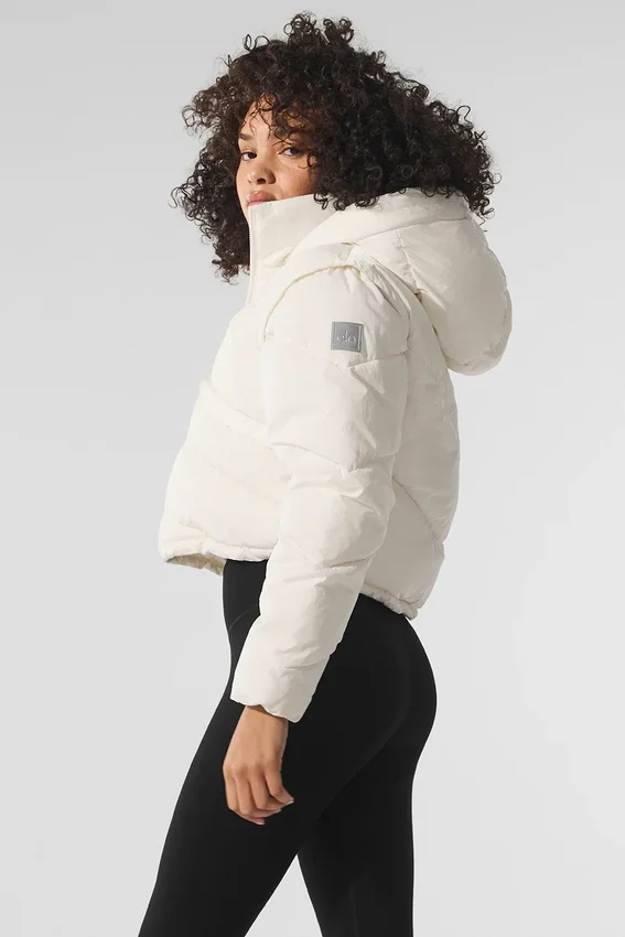 Kurtka puchowa Glacier – kolor kości słoniowej