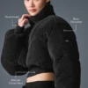 Kurtka puchowa Sherpa Main Act Corset – czarna