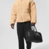 Kurtka puchowa Sherpa Stage – kolor camel