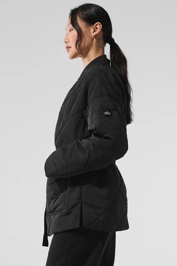 Kurtka puchowa Urbanite Wrap – czarna