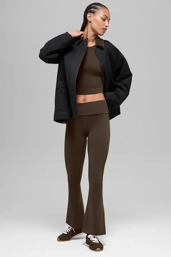 Kurtka Twill Barn – czarna/espresso