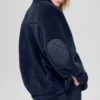 Kurtka typu shacket Sherpa Edge – granatowa