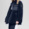 Kurtka typu shacket Sherpa Edge – granatowa