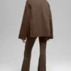 Kurtka typu twill barn – kolor espresso