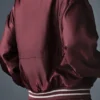 Kurtka typu varsity Afterglow – Burgundy Truffle