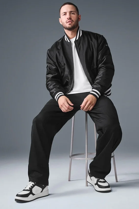 Kurtka typu varsity Afterglow – czarna