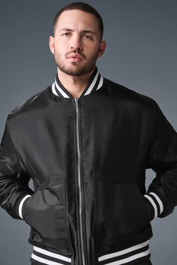 Kurtka typu varsity Afterglow – czarna