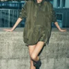 Kurtka Work It Bomber – oliwkowa