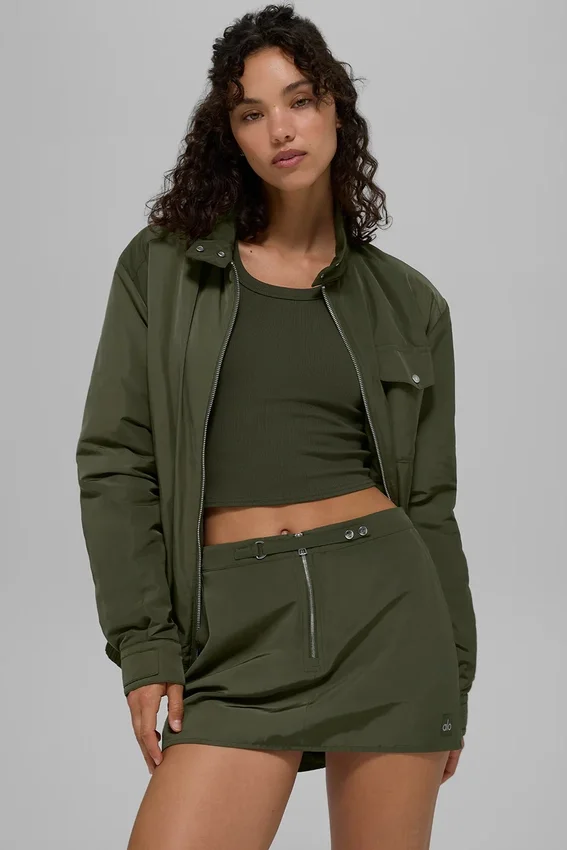 Kurtka Work It Bomber – oliwkowa