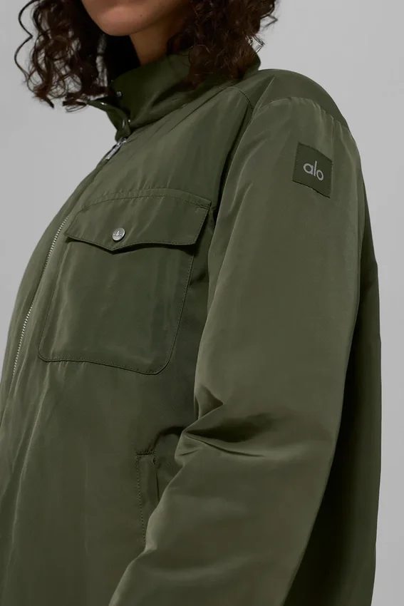 Kurtka Work It Bomber – oliwkowa