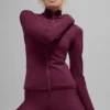 Kurtka zimowa Airlift Winter Warm Radiant z zamkiem na całej długości – Burgundy
