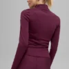 Kurtka zimowa Airlift Winter Warm Radiant z zamkiem na całej długości – Burgundy
