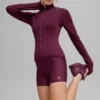 Kurtka zimowa Airlift Winter Warm Radiant z zamkiem na całej długości – Burgundy