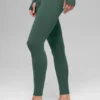 Legginsy Airbrush Winter Warm High-Waist w kolorze Clover Green