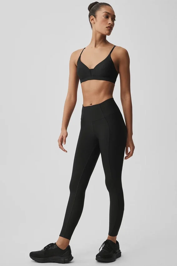 Legginsy Airlift High-Waist 7/8 Fine Line – czarne