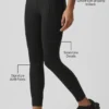 Legginsy Airlift High-Waist 7/8 Fine Line – czarne