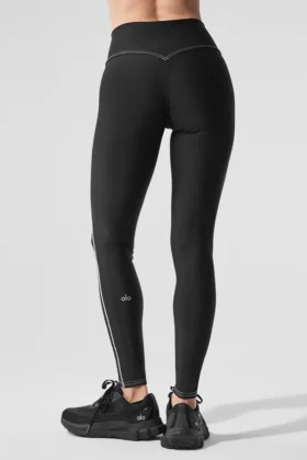 Legginsy Airlift High-Waist Redefine – czarne/białe