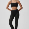 Legginsy Airlift High-Waist z rozkloszowanymi nogawkami – czarne