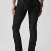 Legginsy Airlift High-Waist z rozkloszowanymi nogawkami – czarne