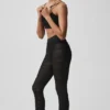 Legginsy Airlift High-Waist z rozkloszowanymi nogawkami – czarne