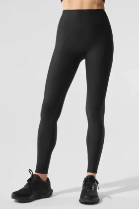 Legginsy Airlift High-Waist z wąskimi nogawkami – czarne