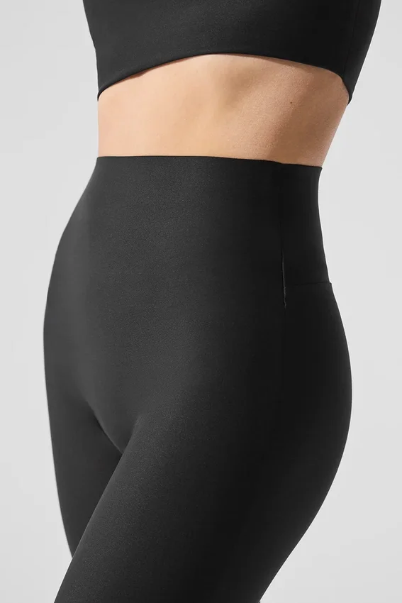 Legginsy Airlift High-Waist z wąskimi nogawkami – czarne