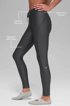 Legginsy Airlift Light Speed High-Waist – antracyt