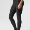 Legginsy Airlift Mesh Divine z wysokim stanem – czarne