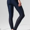 Legginsy Airlift Mesh High-Waist Darling Stirrup – granatowe