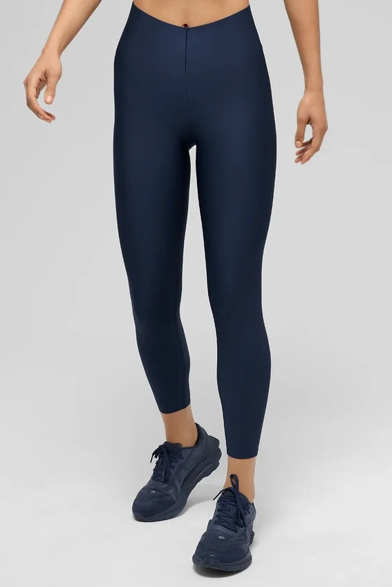Legginsy Airlift Strength Extreme z bardzo wysokim stanem i długością 7/8 – granatowe