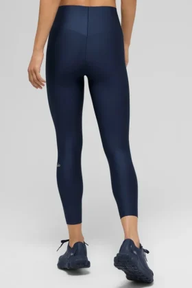 Legginsy Airlift Strength Extreme z bardzo wysokim stanem i długością 7/8 – granatowe