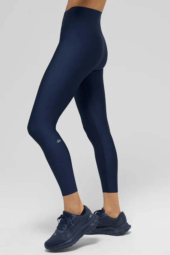 Legginsy Airlift Strength Extreme z bardzo wysokim stanem i długością 7/8 – granatowe