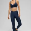 Legginsy Airlift Strength Extreme z bardzo wysokim stanem i długością 7/8 – granatowe