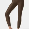 Legginsy Airlift Strength Extreme z bardzo wysokim stanem i długością 7/8 – kolor espresso
