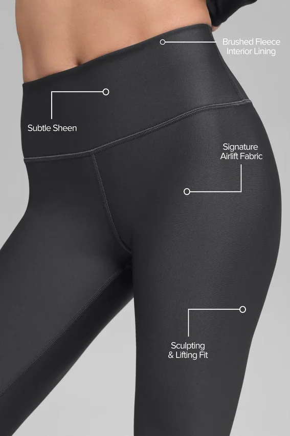 Legginsy Airlift Winter Warm High-Waist – antracyt