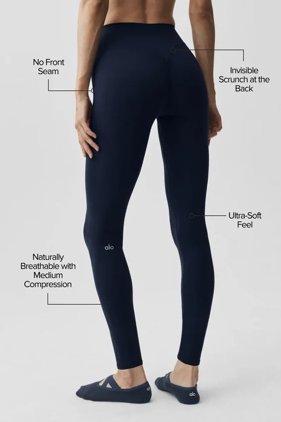 Legginsy Alo Softsculpt 7/8 Define – granatowe