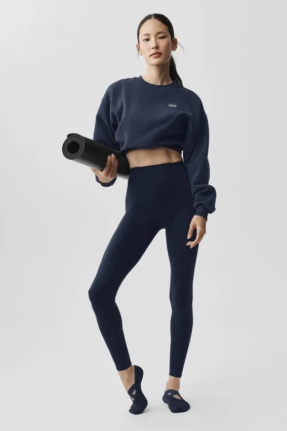 Legginsy Alo Softsculpt 7/8 Define – granatowe