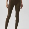 Legginsy Alo Softsculpt 7/8 Define – kolor Espresso
