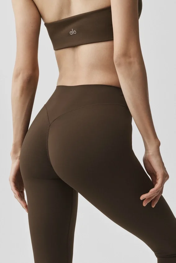 Legginsy Alo Softsculpt 7/8 Define – kolor Espresso