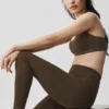 Legginsy Alo Softsculpt 7/8 Define – kolor Espresso