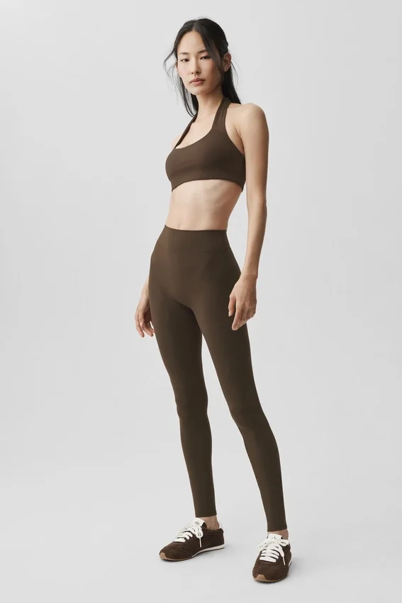 Legginsy Alo Softsculpt 7/8 Define – kolor Espresso