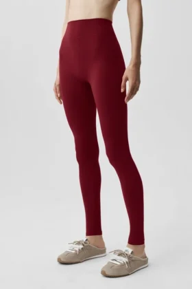 Legginsy Alo Softsculpt 7/8 Define – Summer Romance Red