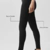 Legginsy Alo Softsculpt High-Waist 7/8 z serii Superset – czarne