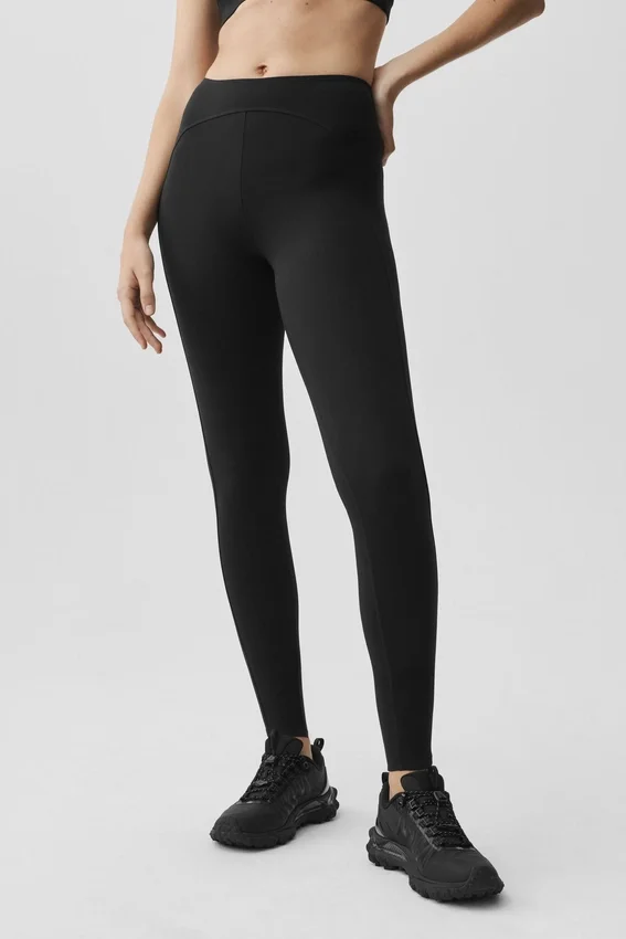 Legginsy Alo Softsculpt High-Waist 7/8 z serii Superset – czarne